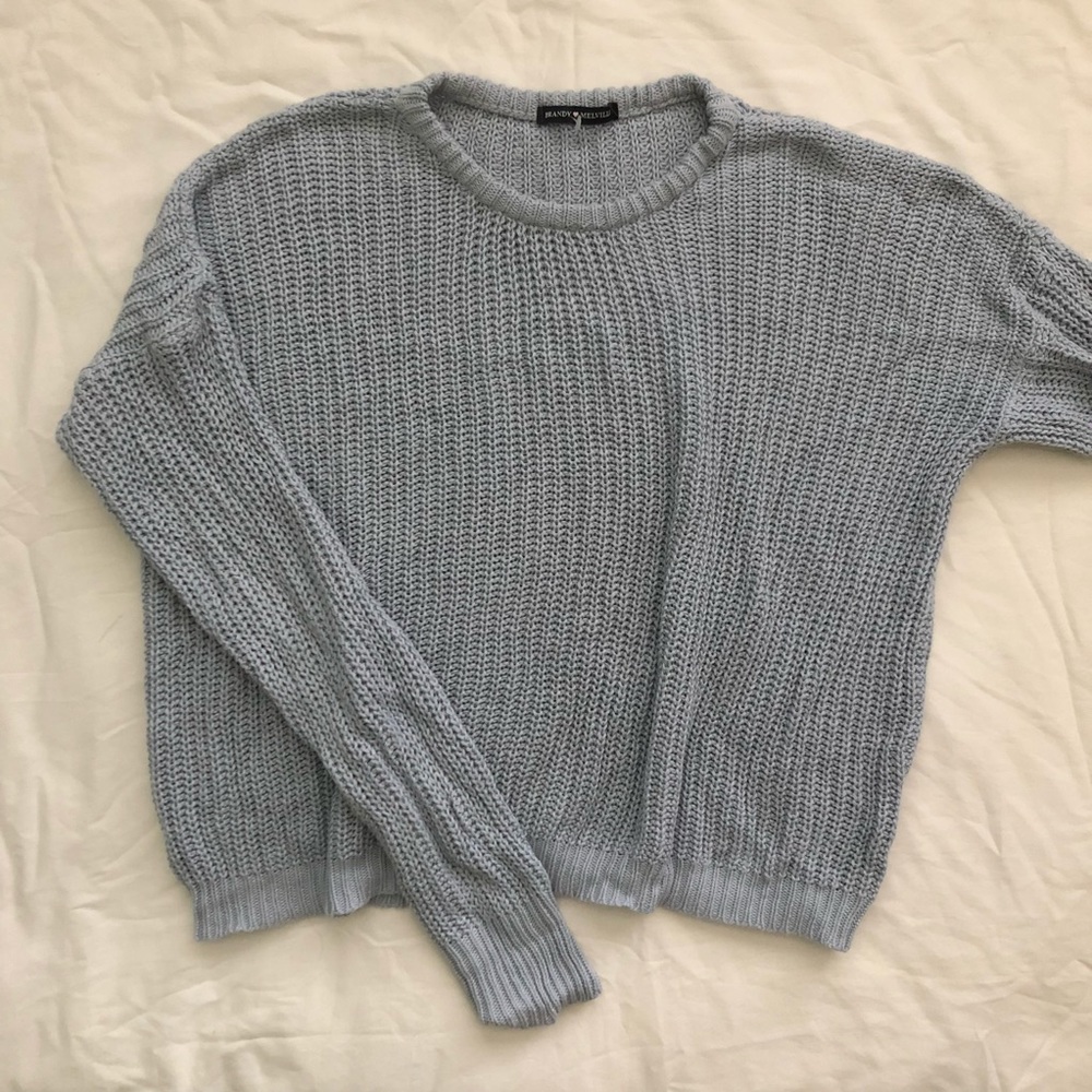 NWOT Brandy Melville Blue Bronx Sweater